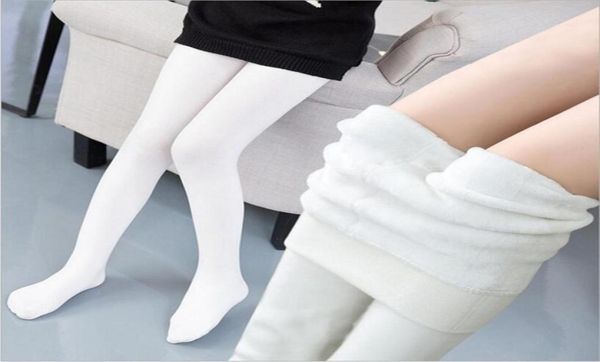 Meia-calça de algodão sólido de veludo fino para meninas, meia-calça de dança de balé para crianças, meia-calça infantil 216 anos 2110218313850