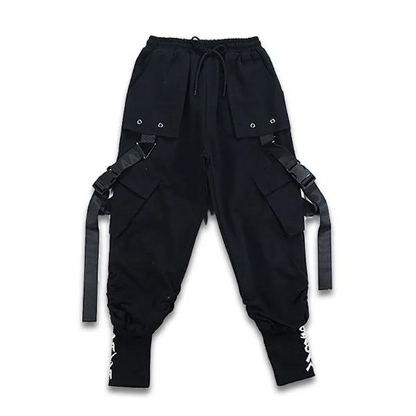 Dancewear Dancewear Kid Cool Black Hip Hop Kleidung Streetwear Harajuku Jogger Tactical Cargo Hosen für Mädchen Jungen Tanz Kostüm Kleidung 221