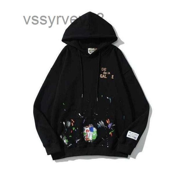 Tasarımcı Galerileri Üstler Başlıkları Kadın Hoodie Sweater Moda Galerileri Pamuk Erkek Galeri Departmanı Gevşek Uzun Kollu Yüksek Sokak Baskılı Top Ft GVKL