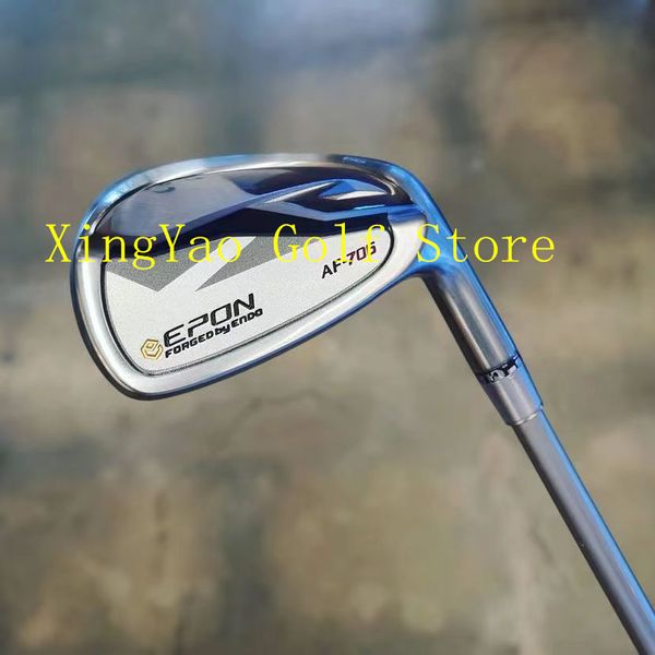 Mazze da golf Epon AF 706 Set da uomo Iorn Ferro dolce forgiato 8 pezzi (5,6,7,8,9, P, A, S) con albero in acciaio/grafite con copricapo Impugnature Puntali personalizzabili Contattami