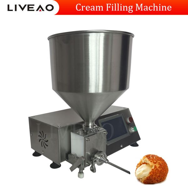 Multifunktionale Schokoladen-Windbeutel-Füllmaschine, Kuchen-, Creme-, Brot-Injektionsmaschine für Bäckereien