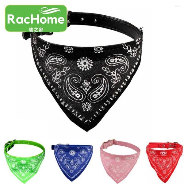 Abbigliamento per cani Fazzoletto da collo per cuccioli Collo regolabile per gatti Bandana Collare Sciarpa Accessori per gatti Cani di piccola taglia Nero Rosso Blu Rosa Viola