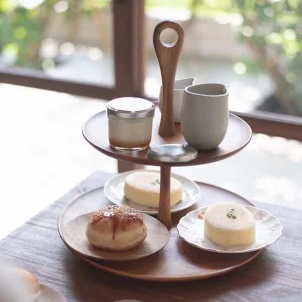 Pratos japoneses ins sobremesa de madeira expositor rack sala estar chá da tarde frutas casamento banquete mesa bolo carrinho