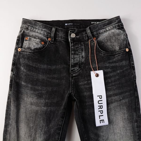 jeans viola Jeans firmati per pantaloni da moto skinny da uomo lavaggio patchwork di lusso pantaloni a pois Amirs jeans di marca viola a tutto tondo