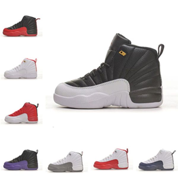 Jumpman 12 Kind Baby Kinder Basketballschuhe 1s Boddlers Trainer Designer Jungen Mädchen Kleinkind Sneakers Größe 25-35