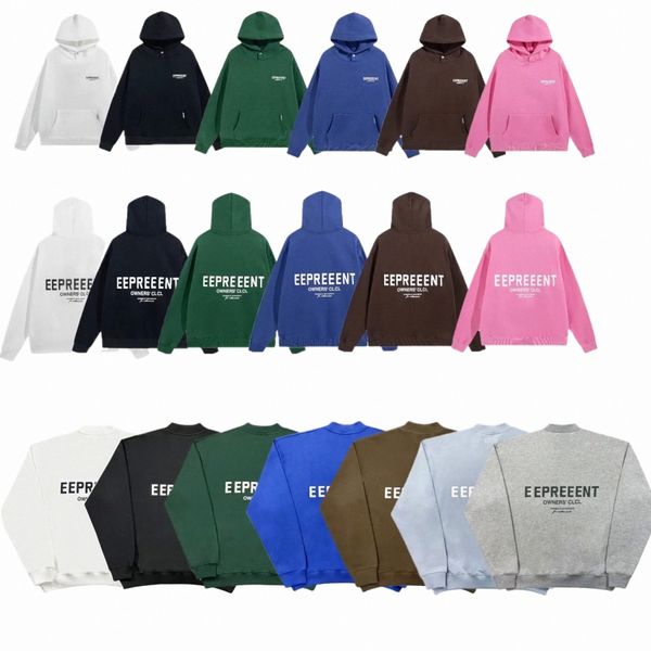 CommDesigner Hoodie Reprereesent Sweatshirts Tasarımcı Mektubu Erkek Tide Marka Wild High Street Casual Gevşek Çift Hellstar Hoodie i6fz#