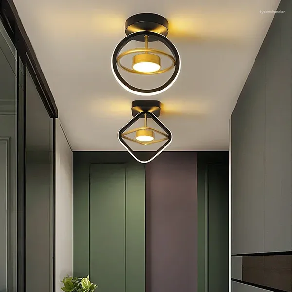 Lustres modernos LED lustre para sala de estar decoração lâmpada do teto corredor corredor quarto restaurante varanda luminárias de iluminação doméstica