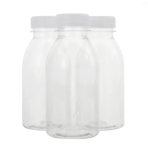 Garrafas de água 10 pcs garrafa de suco de leite mini chaleira de viagem tampa de armazenamento de bebida prática durável