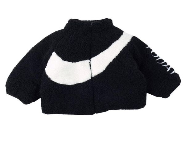 Inverno crianças snowsuit bebê meninos meninas jaqueta de algodão quente estilo coreano crianças velo grosso cordeiro cashmere casaco roupas quentes 2112303332047