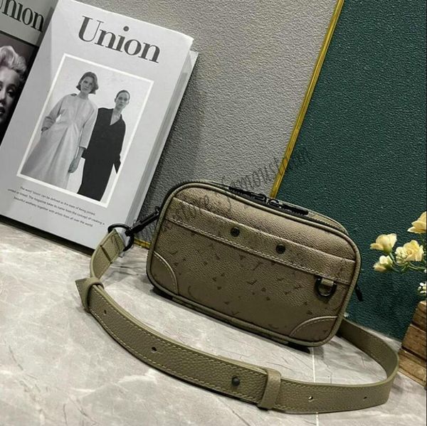 2024 neue Männer Designer Umhängetasche TOP Qualität Nano Alpha Messenger Tasche Mode Schatten Leinwand Umhängetaschen Kleine Aktentasche Casual taschen M82544