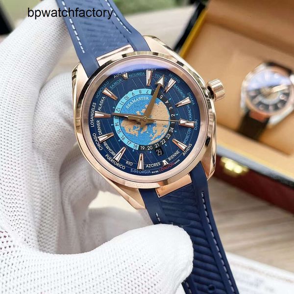 Omegawatch otomatik 150 harita deniz tabanı dünya erkek ve kadın bileği wristwatchtimex erkekler için saatler İsviçre saatleri ahşap kol saat