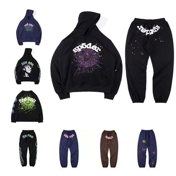 Örümcek Hoodies Tasarımcı Erkek Külot Kırmızı SP5der Young Thug 555555 Melek Hoodies Erkekler Kadın Hoodie İşlemeli Web Sweatshirt Joggers Boyut S/M/L/XL50OFF ~