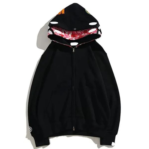 Designer Mens Hoodied Hoodies Full Zip Up Y2K Shark Hoodies WOMENS CLASSE CAPPIA DI FAMIONE STREET STREET AMERICAN SETHIRTE