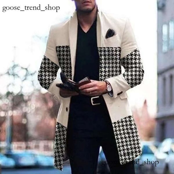 Stijl Engeland Lente S Heren Bovenkleding Mannen Mode Kleding Jassen Geul Windjack Lange Jassen Heren Casual Merk 51