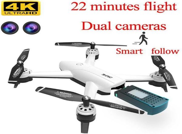 RC Drone 4K HD Kameralı 22 Dakika Uçuş 1080p Dronlar Çocuklar Airtime El Kontrollü Uçan Helikopter 6CH Drone Me16092667