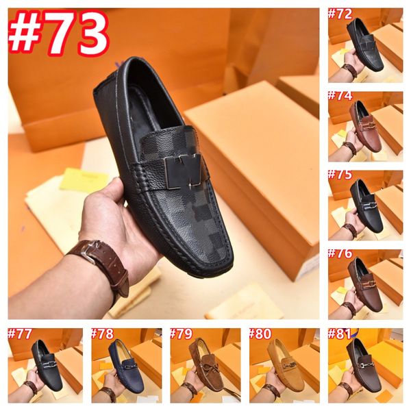 260Model Luxusmarken Herren Freizeitschuh Slip-on Herren Loafer Schuhe Sommer mit Löchern Business Echtes Leder Schuhe Herren Große Größe 38-46