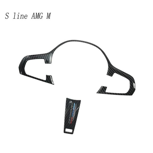 Accessori per BMW Serie 5 G30 X3 G01 X4 G02 X5 G05 X6 G06 Telaio del volante per auto in fibra di carbonio per adesivi interni M Performance