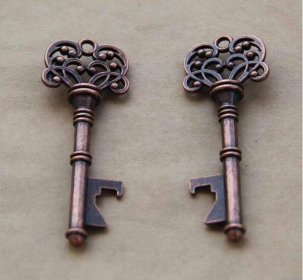 40 pezzi di grandi dimensioni Apribottiglie chiave Assortiti Vintage Skeleton Keys Bomboniere per matrimoni 4 colori per opzione1992150