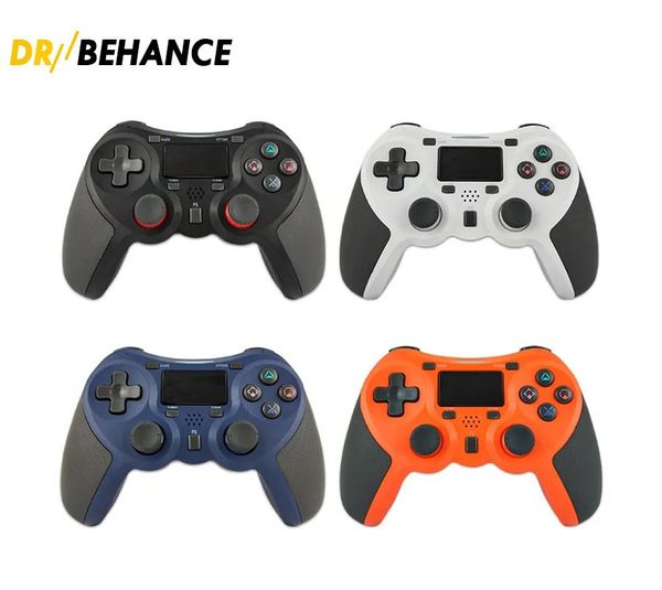 Joysticks CHOQUE 4 Controlador de mão Bluetooth sem fio para PS4 Controladores de jogo Vibração Joystick Gamepad com caixa de varejo DHL