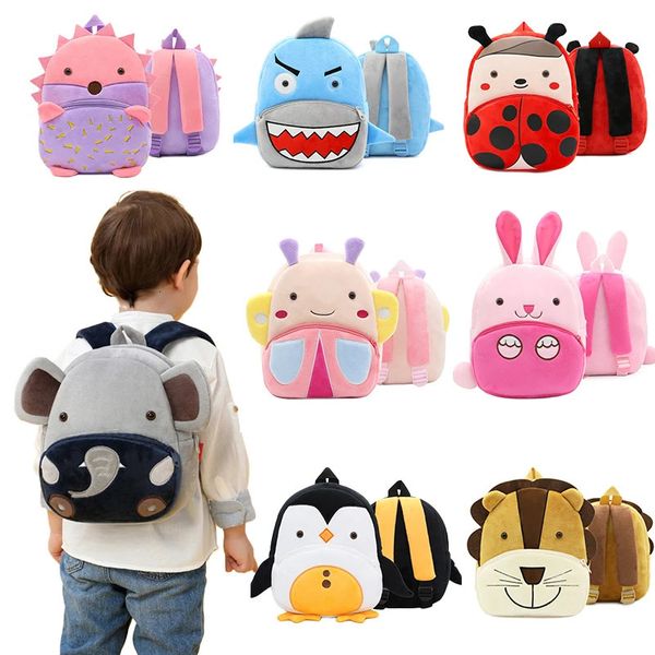 Baby-Kindergarten-Rucksack, niedliche Plüschtiere, Mini-Taschen für Kinder, Jungen und Mädchen, Kindergarten-Rucksack, Kinder-Schultasche für 2–4 Jahre, 231226