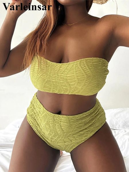 Wear 0xl 4xl yeni bandeau bikini artı boyut büyük boyutlu mayo kadınları mayo kadın iki twopieces bikini set banka mayo v3910