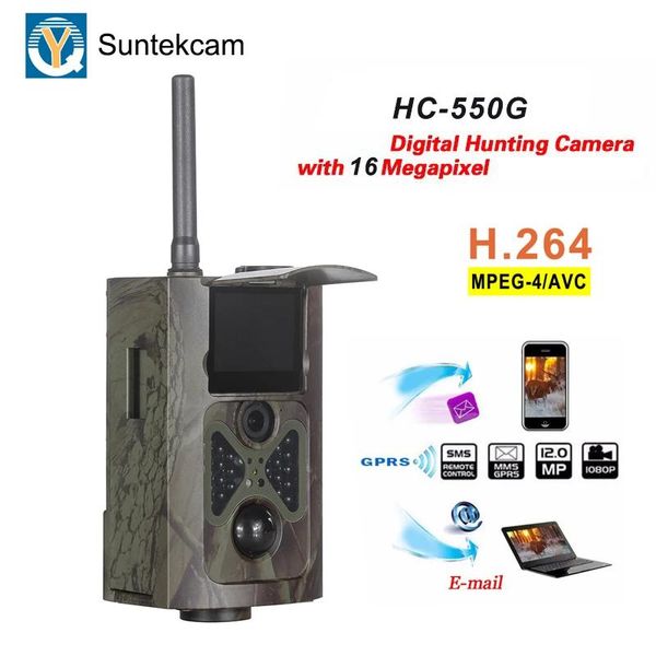 Zubehör Suntekcam Hc550g 3g Sms Mms Jagdkamera 16 MP Wildkamera IP65 Wasserdichte Wildtierkamera 0,3 s Auslöser Fotofalle