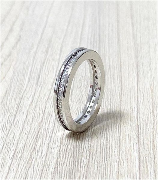 Anéis de diamante simulados Diamonique profissionais 18k banhados a ouro branco tamanho 6 7 8 Love Forever acessórios de anel com J6442803