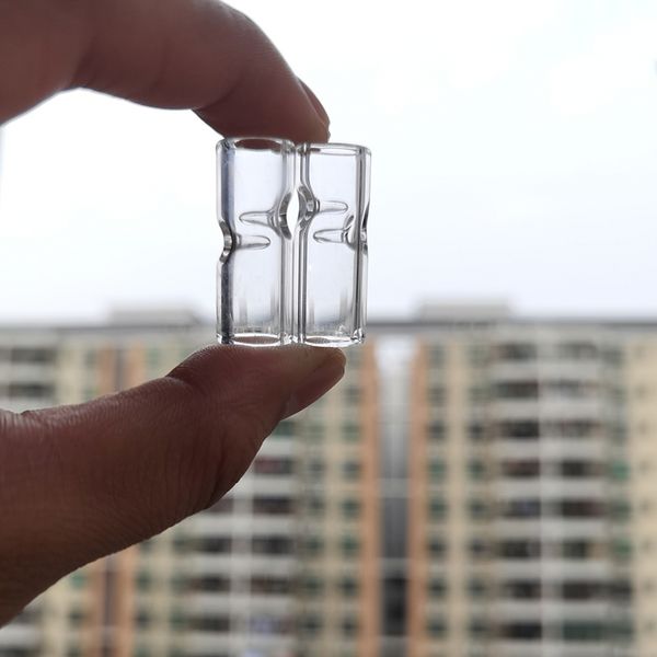 Puntali con filtro in vetro diametro esterno 12mm con portasigarette 2 colline per carta da rotolamento per tabacco alle erbe secche, pipa ad acqua