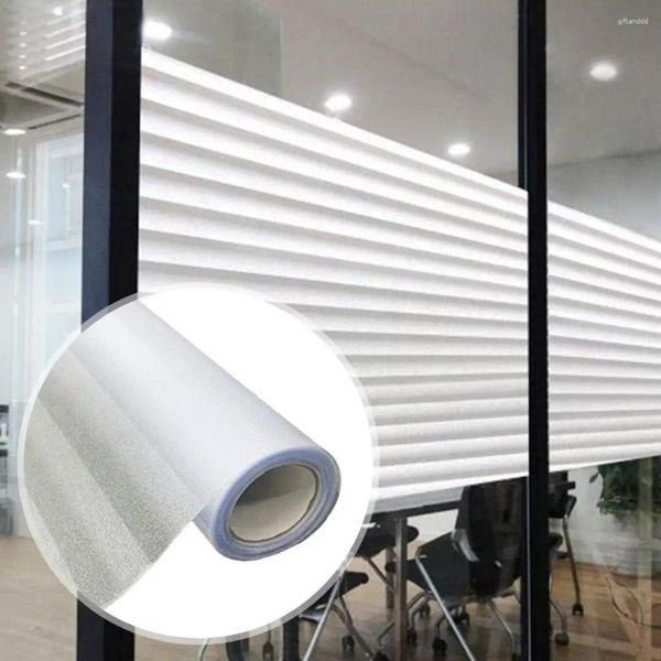 Duvar Kağıtları İmitasyon Kupor Elektrostatik Tutkal Ücretsiz Cam Film Basit Stil Ofis Ev Pencere Çıkartması Yarı Yayınevi ve Opak