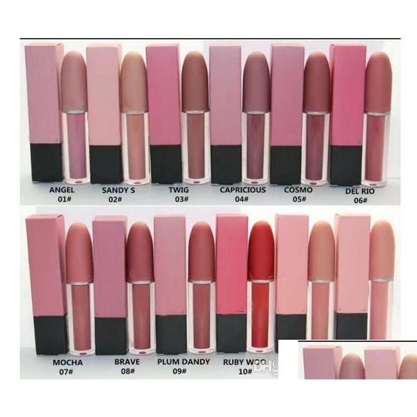 Lip Gloss 12 Pcs Cosméticos À Prova D 'Água Twee Diferentes Cores Best-Seller Boa Venda Menor Maquiagem Drop Delivery Saúde Beleza Lábios Dhfb1