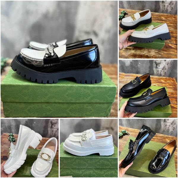 Designer de luxo outono celebridade com abelha pequenos sapatos de couro plataforma sapatos femininos vestido sapato senhoras de alta qualidade couro genuíno preto lug sola de borracha