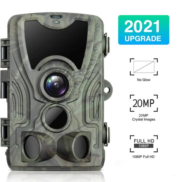 HC801A Jagd-Hinterkamera, Wildkamera mit Nachtsicht, bewegungsaktivierter Outdoor-Hinterkamera, Auslöser, Wildtier-Scouting 231225