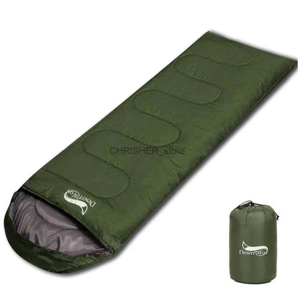 Sacos de dormir Deserto Ultraleve Saco de Dormir Camping Portátil Leve Sacos de Dormir Caminhadas Escalada Caça Mochila Sacos com SackL231226