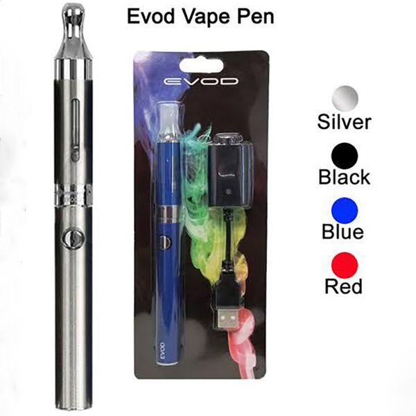 EVOD pré-aquecimento vape caneta bateria blister embalagem caneta fina tensão variável 510threaded