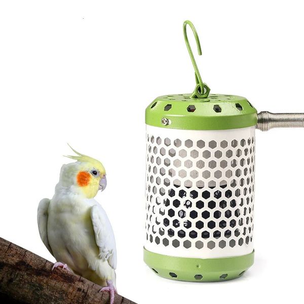 Lampada per la conservazione del calore del pappagallo dell'animale domestico Riscaldamento in ceramica Antibite Antiscottatura Rettile Luci calde Accessori Forniture per uccelli 231225