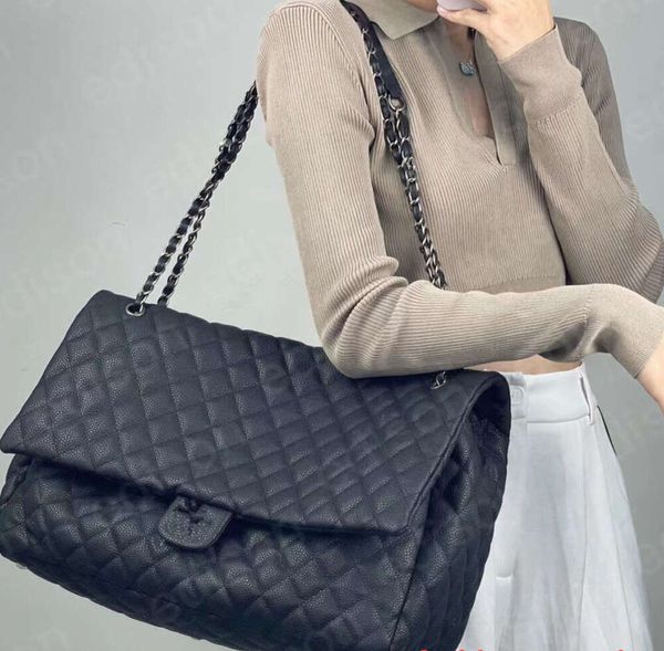 CC designer de alta capacidade sacos de viagem para mulheres bolsa de marcas famosas bolsa de ombro bolsas de luxo bolsas corrente moda 36cm c98