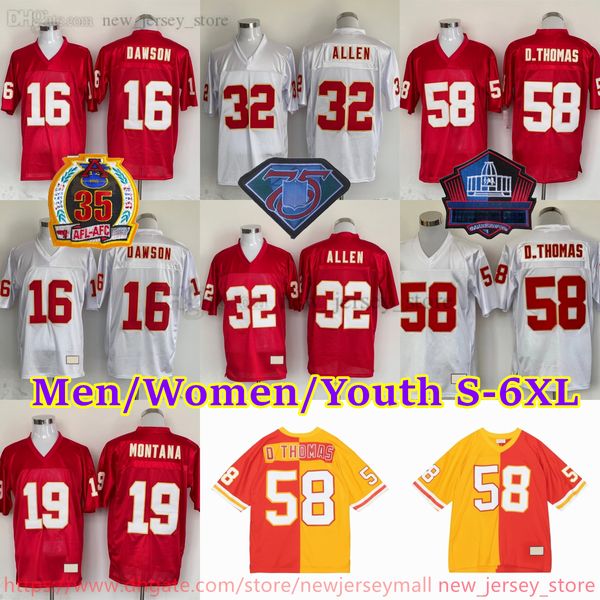 Benutzerdefinierte S-6XL Throwback Football 15 PatrickMahomes Jersey Vintage 1960-1999 Stitch 58 DerrickThomas 88 TonyGonzalez 78 BobbyBell 87 TravisKelce 16 LenDawson