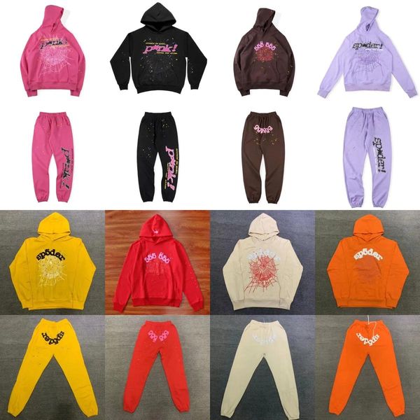 Casacos Young Thug Spider Hoodie Fashion Designer Homens Mulheres 3D Web Espuma Impressão Sp5der Hoodie Álbum de Música Solto Com Capuz 555555 Moletons MJ