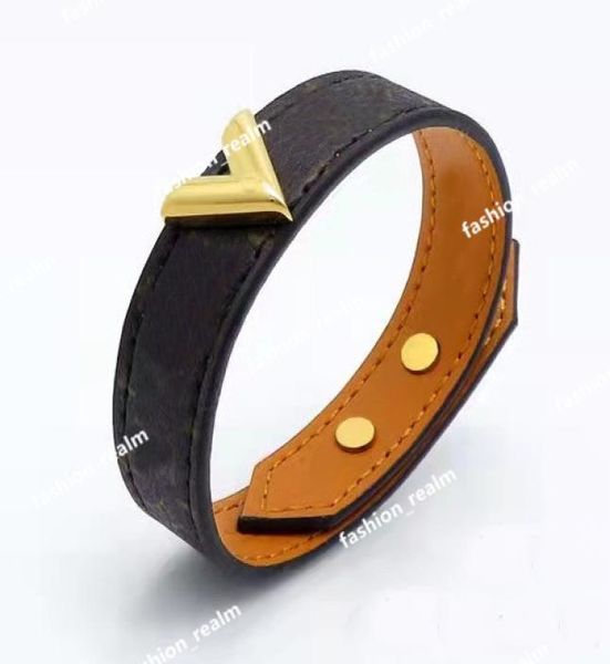 Unisex-Designer-Schmuck-Armband-Armreif, modischer Charme, 5 Stile, klassisches Muster, verstellbare Buchstaben-Armbänder aus Leder, Kette für Herren W8963806