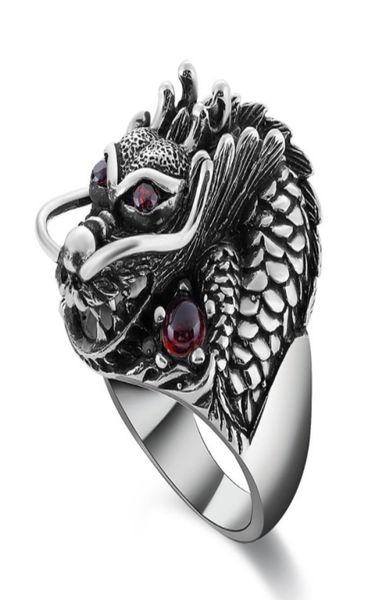 Herrenring Bague Homme Anillo Para Hombre Herrenring Herrenringe Anel Masculino Dragon US Größe 9 10 117136399