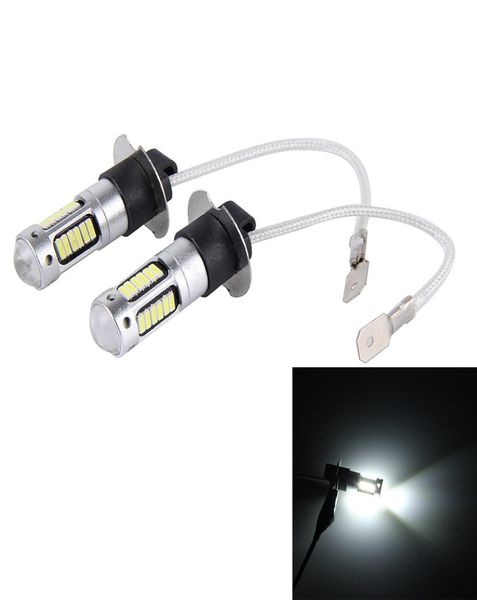 2x H3 LED ARAÇ BULUŞLARI 30SMD 4014 CIPS SİSTE FOG DAYISTIRE DAYIŞ DİK12V Sarı White7324313