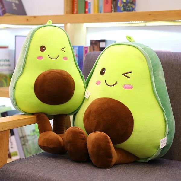 Giardino 85 centimetri Carino Peluche Avocado Giocattoli Farciti Pilliow Peluche Piante Morbido Cuscino Cuscino del Divano Ripieno di Avocado Bambola Bambola per I Bambini giocattoli Regalo