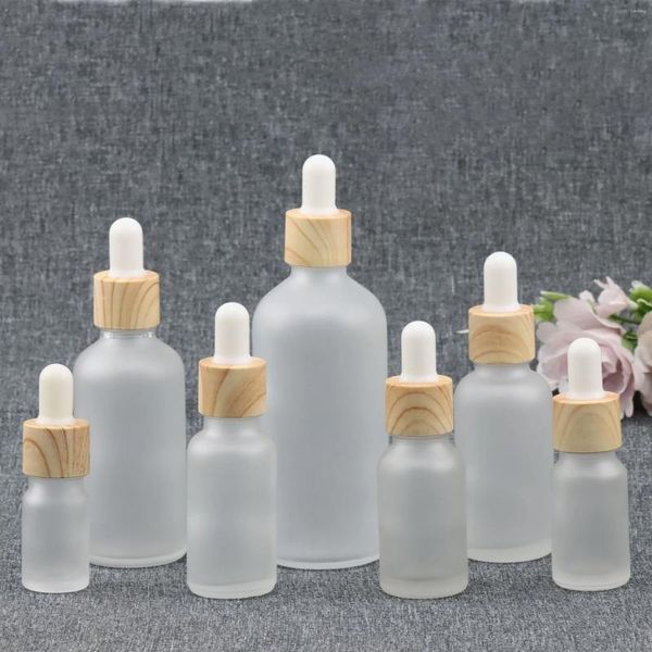 Şişeler 10x 5-100ml Tüpler Temel Pipet Doldurulabilir Şişe Konteyner Kavanozları için Buzlu Damla Cam Sıvı