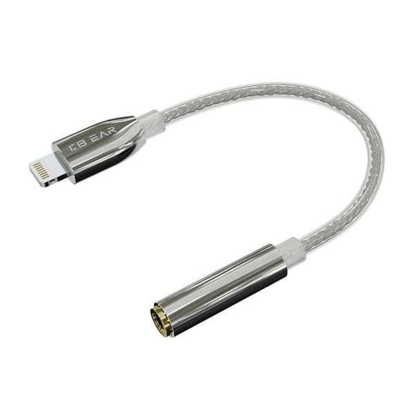 Kopfhörer KBEAR T1 Dekodierungskabel Rollenmaschinenlinie Typc 3,5 mm Lightning 3,5 mm Kopfhörer-Audio-Adapter In-Ear-Monitor Kopfhörer DAC AMP für Android Apple