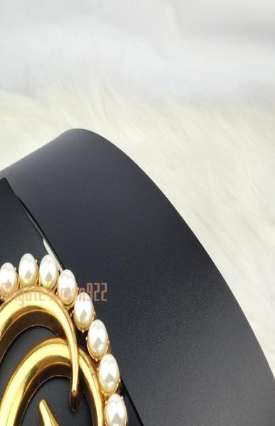 cintura in pelle da donna alta moda perla fibbia liscia cintura fabbrica diretta casual cintura per abbigliamento allmatch gioventù versione coreana o1636197