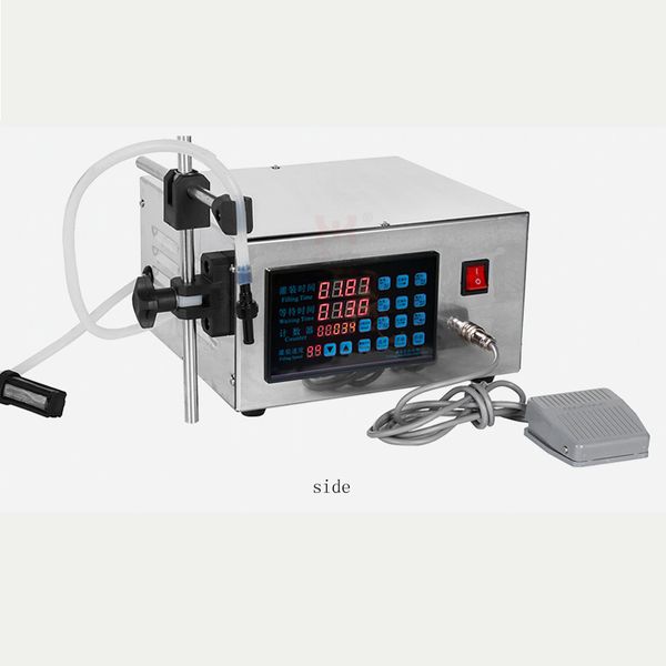 Sıvı Dolgu Makinesi Dijital Kontrol İçecek Dolgusu Mini Elektrikli LCD Ekran Su Yağı Parfüm Süt CNC Pompa Dolgusu 0-4000ml