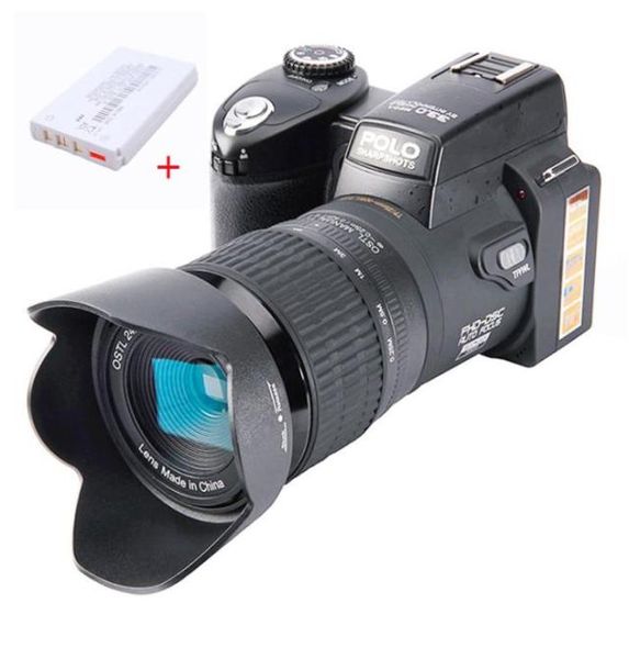 Fotocamere digitali Fotocamera digitale HD POLO D7100 Videocamera reflex professionale da 33 MP con messa a fuoco automatica Zoom ottico 24X Borsa con tre obiettivi Aggiungi uno8687534