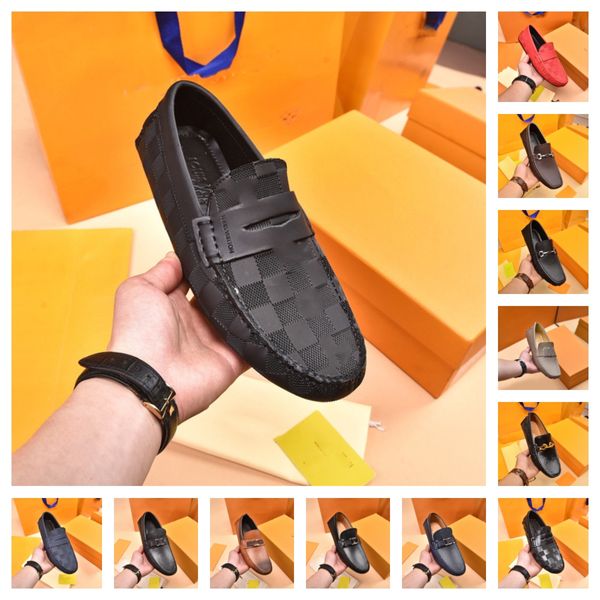 260Style Sommer Echtes Leder Schuhe Männer Bequeme Mesh Männer Müßiggänger Freizeitschuhe Männer Wohnungen Heißer Verkauf Fahren Schuhe Mokassins Plus größe 46