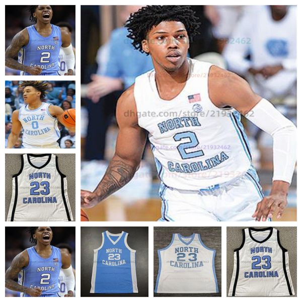 Customzied North Carolina Jae'Lyn Withers Tar Heels College Basketball Custom Любое имя Номер UNC Мужчины Трикотажные изделия Джеймс Оконкво Дуве Фаррис Харрисон Ингрэм