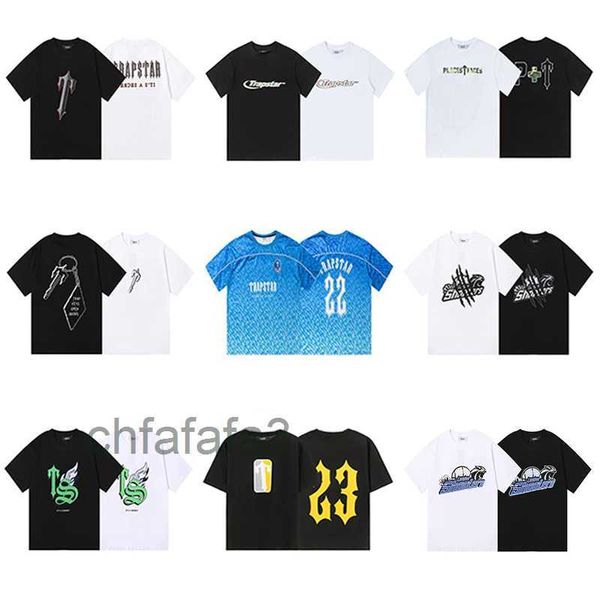 Mens Womens Trapstar Camiseta Designer Tiger Head Camisas para Homens Gráfico Manga Curta Tee Verão Street Sports Roupas Camisetas 8IIB